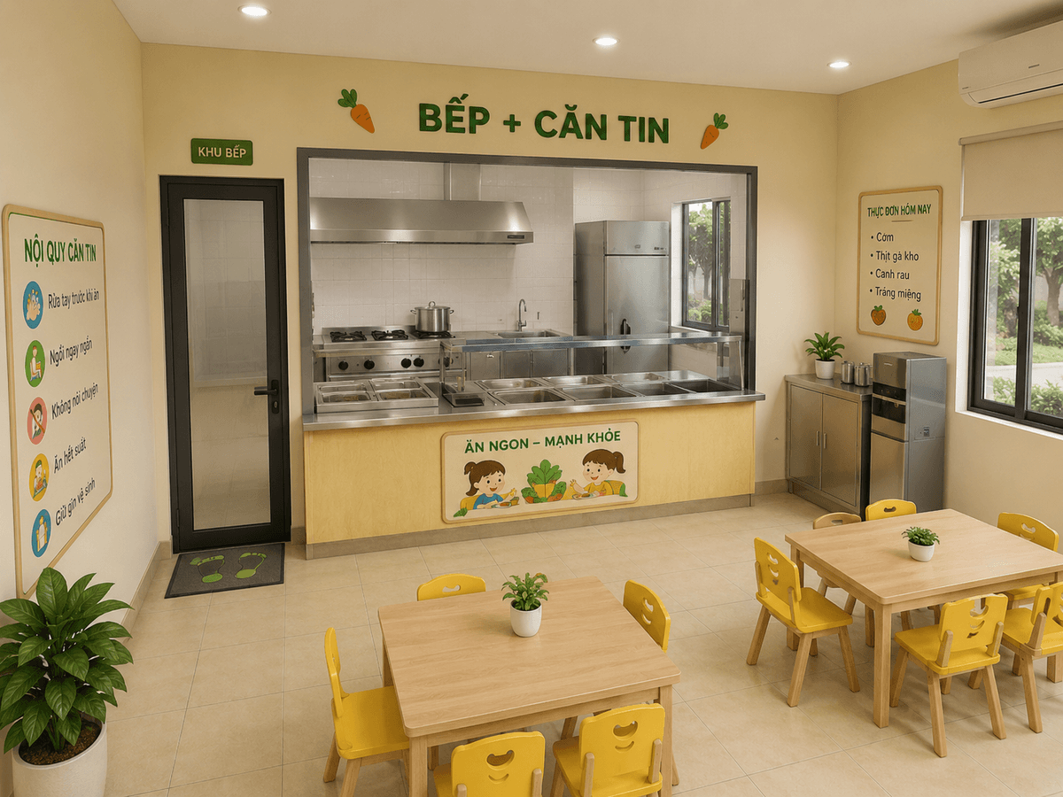 Nhà ăn & bếp dinh dưỡng